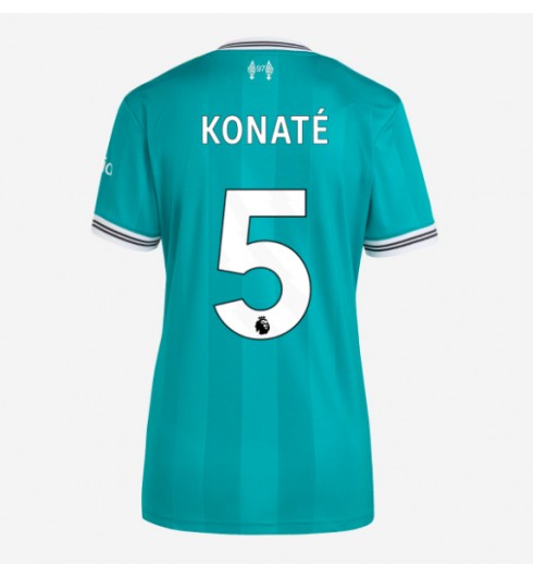 Liverpool Ibrahima Konate #5 Alternativní Dres pro Dámské 2025-26 Krátký Rukáv Liverpool Ibrahima Konate #5 Alternativní Dres pro Dámské 2025-26 Krátký Rukáv